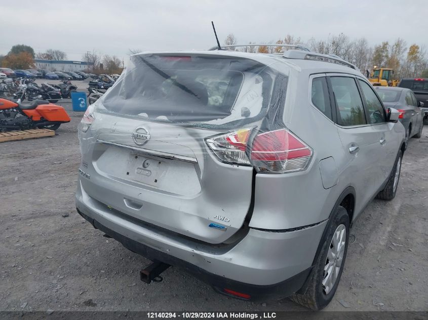 2015 Nissan Rogue S/Sl/Sv VIN: 5N1AT2MV3FC904151 Lot: 12140294