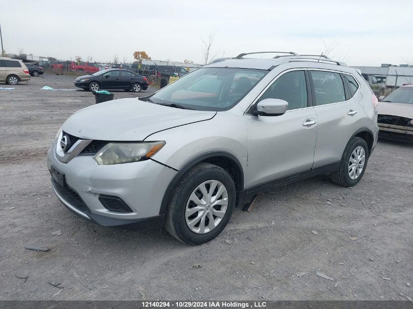 2015 Nissan Rogue S/Sl/Sv VIN: 5N1AT2MV3FC904151 Lot: 12140294