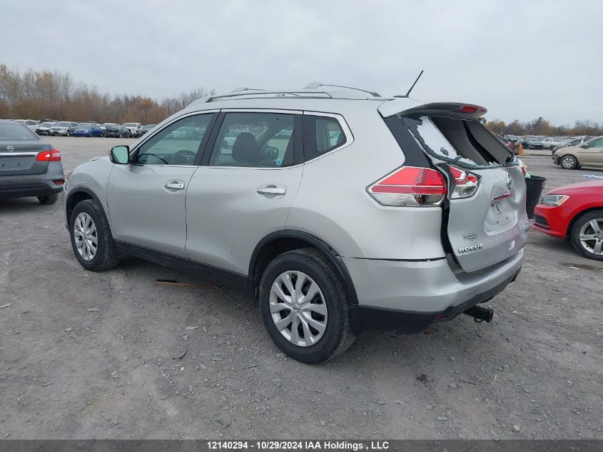 2015 Nissan Rogue S/Sl/Sv VIN: 5N1AT2MV3FC904151 Lot: 12140294