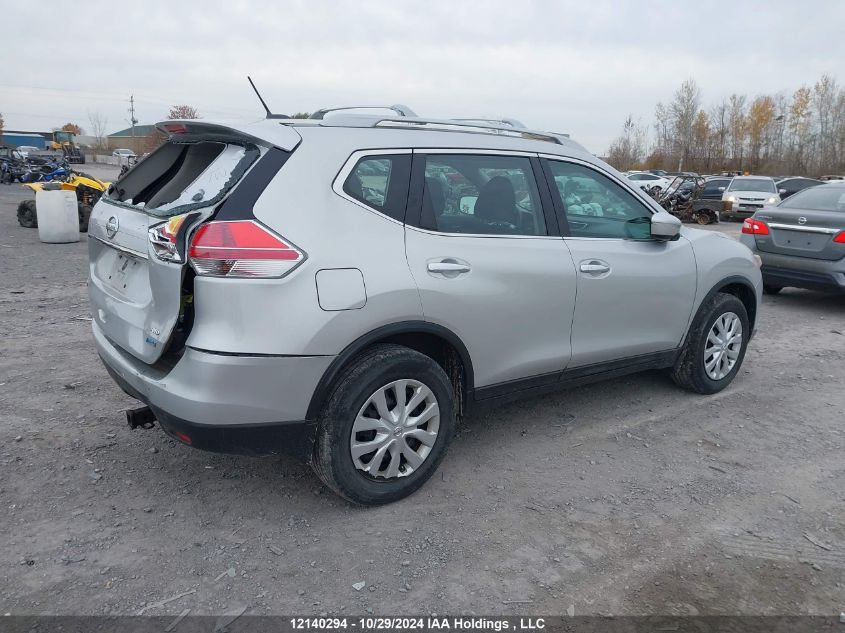 2015 Nissan Rogue S/Sl/Sv VIN: 5N1AT2MV3FC904151 Lot: 12140294