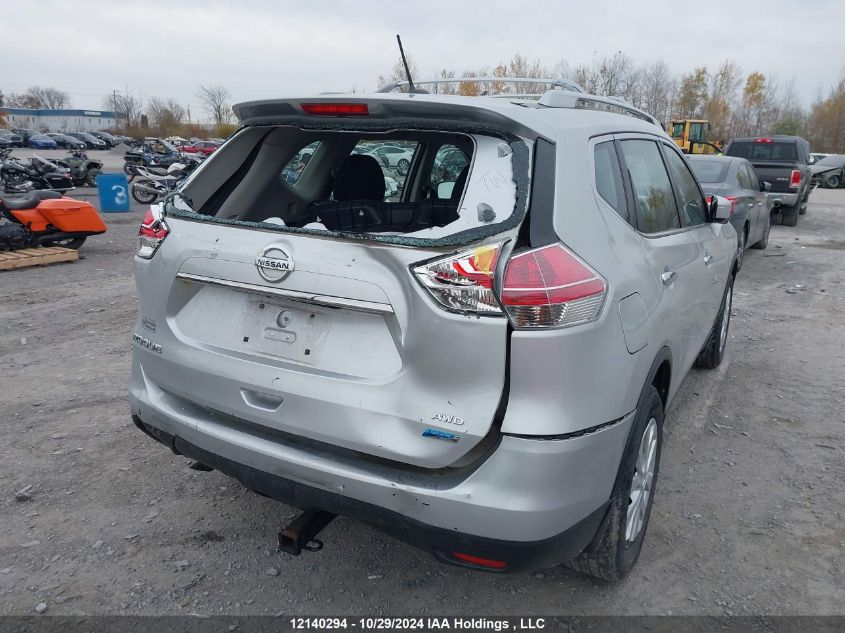 2015 Nissan Rogue S/Sl/Sv VIN: 5N1AT2MV3FC904151 Lot: 12140294