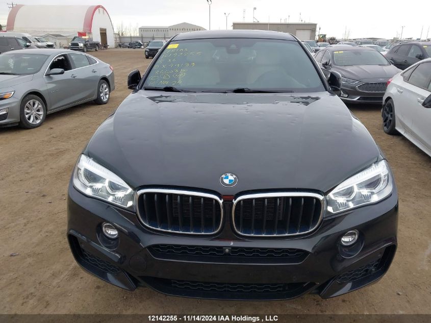 2018 BMW X6 35I VIN: 5UXKU2C54J0X49139 Lot: 12142255