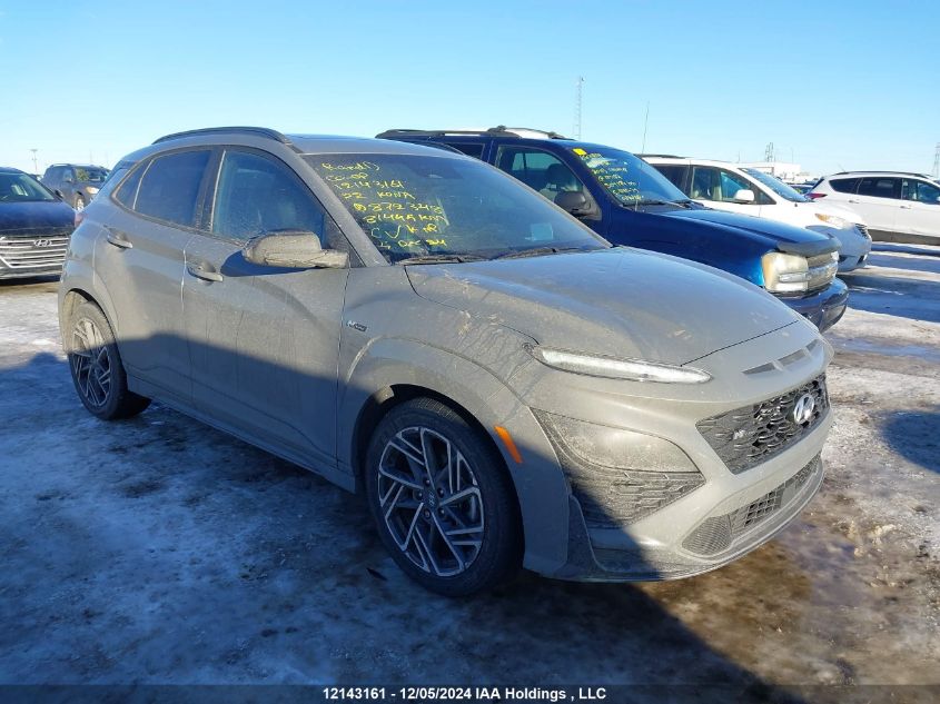 2022 Hyundai Kona Limited VIN: KM8K5CA33NU872348 Lot: 12143161