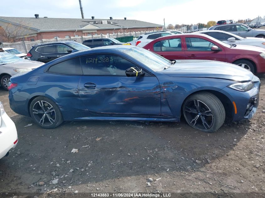 2021 BMW 4 Series VIN: WBA73AP08MCF91636 Lot: 12143883