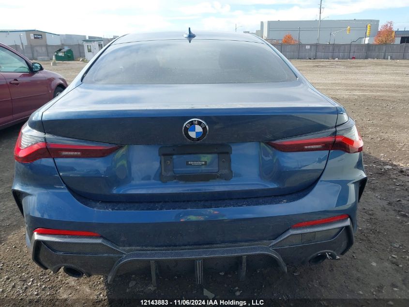 2021 BMW 4 Series VIN: WBA73AP08MCF91636 Lot: 12143883