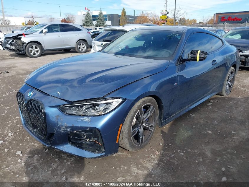 2021 BMW 4 Series VIN: WBA73AP08MCF91636 Lot: 12143883