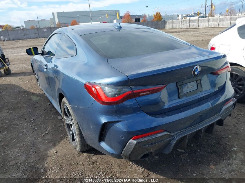 2021 BMW 4 Series VIN: WBA73AP08MCF91636 Lot: 12143883