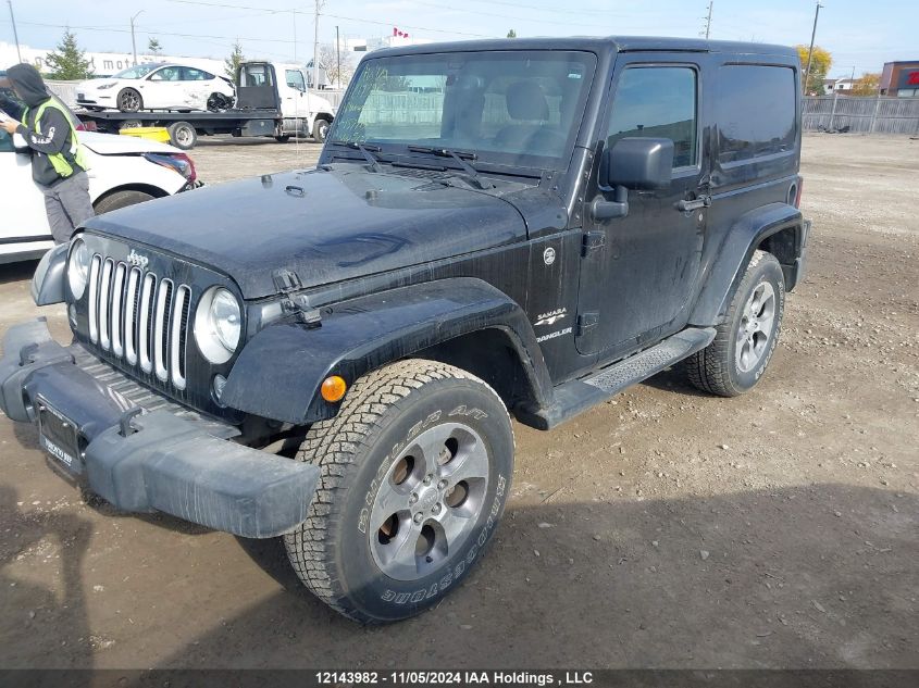 2016 Jeep Wrangler Sahara VIN: 1C4AJWBG9GL157713 Lot: 12143982