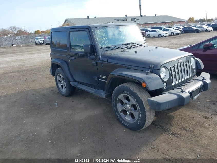 2016 Jeep Wrangler Sahara VIN: 1C4AJWBG9GL157713 Lot: 12143982