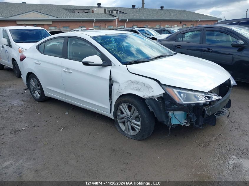 2020 Hyundai Elantra VIN: KMHD84LF6LU110254 Lot: 12144874