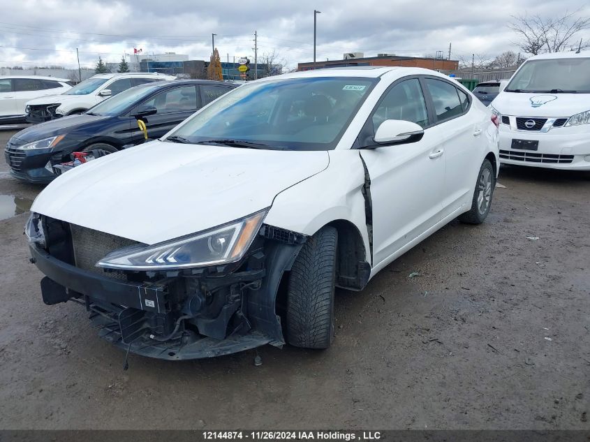 2020 Hyundai Elantra VIN: KMHD84LF6LU110254 Lot: 12144874