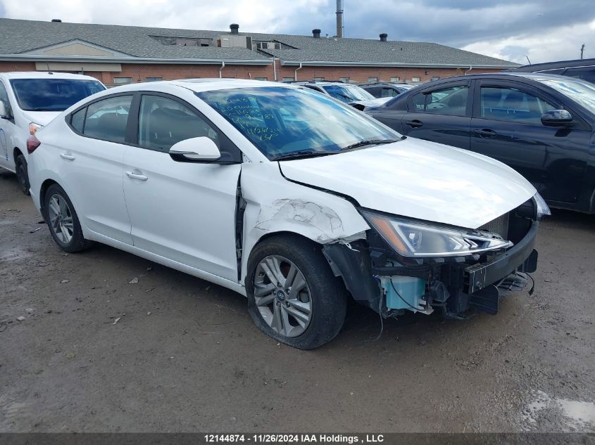 2020 Hyundai Elantra VIN: KMHD84LF6LU110254 Lot: 12144874