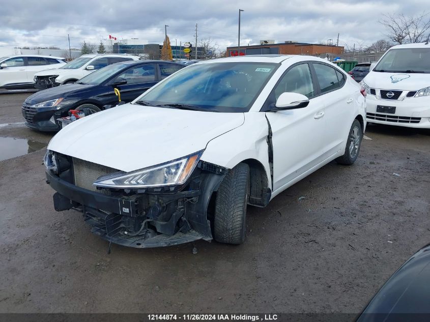 2020 Hyundai Elantra VIN: KMHD84LF6LU110254 Lot: 12144874