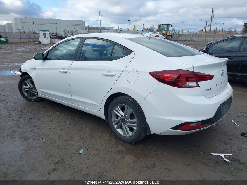 2020 Hyundai Elantra VIN: KMHD84LF6LU110254 Lot: 12144874