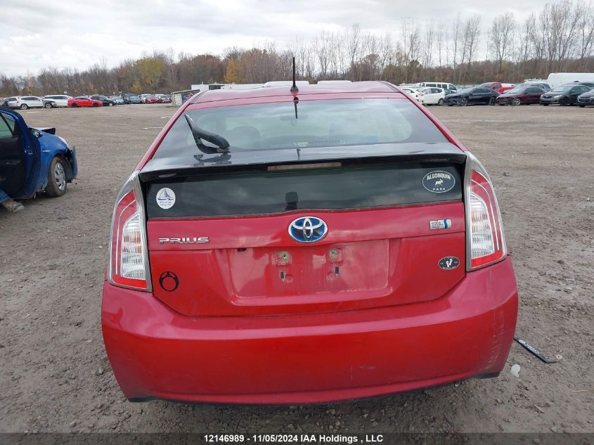 2014 Toyota Prius VIN: JTDKN3DU8E1747906 Lot: 12146989