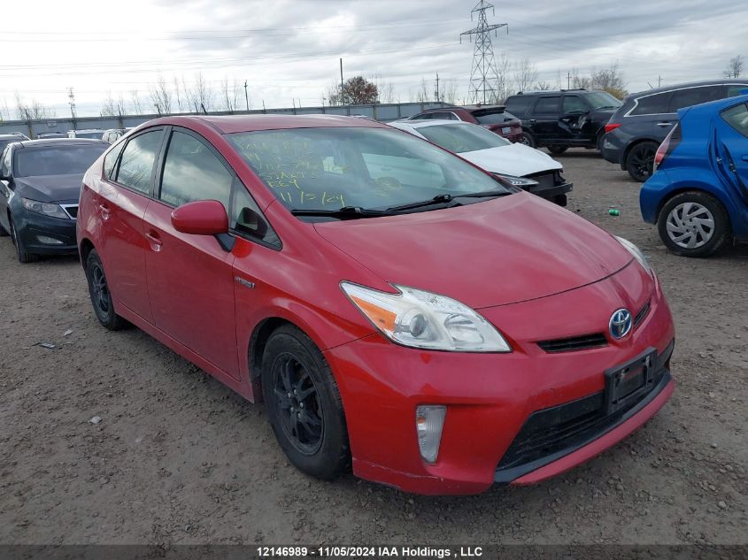 2014 Toyota Prius VIN: JTDKN3DU8E1747906 Lot: 12146989