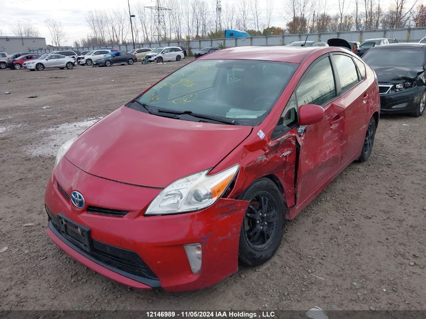 2014 Toyota Prius VIN: JTDKN3DU8E1747906 Lot: 12146989