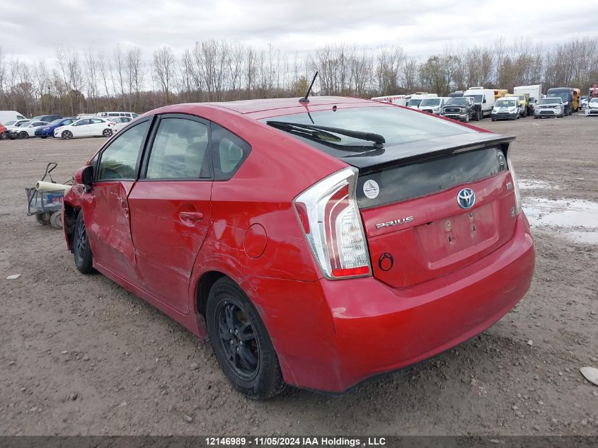 2014 Toyota Prius VIN: JTDKN3DU8E1747906 Lot: 12146989