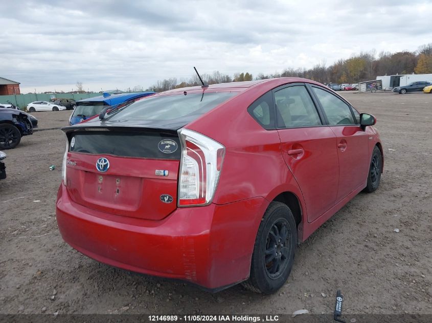 2014 Toyota Prius VIN: JTDKN3DU8E1747906 Lot: 12146989