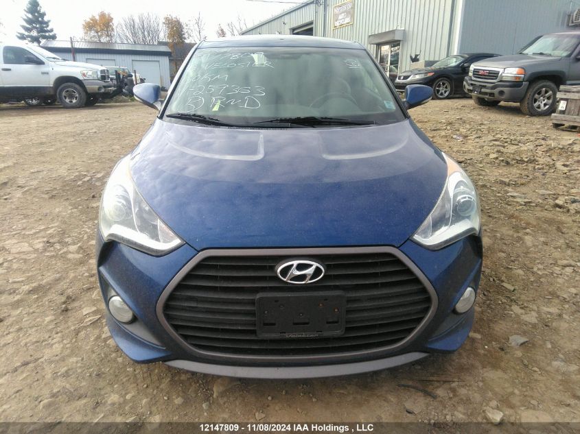 2016 Hyundai Veloster Turbo VIN: KMHTC6AE2GU259363 Lot: 12147809