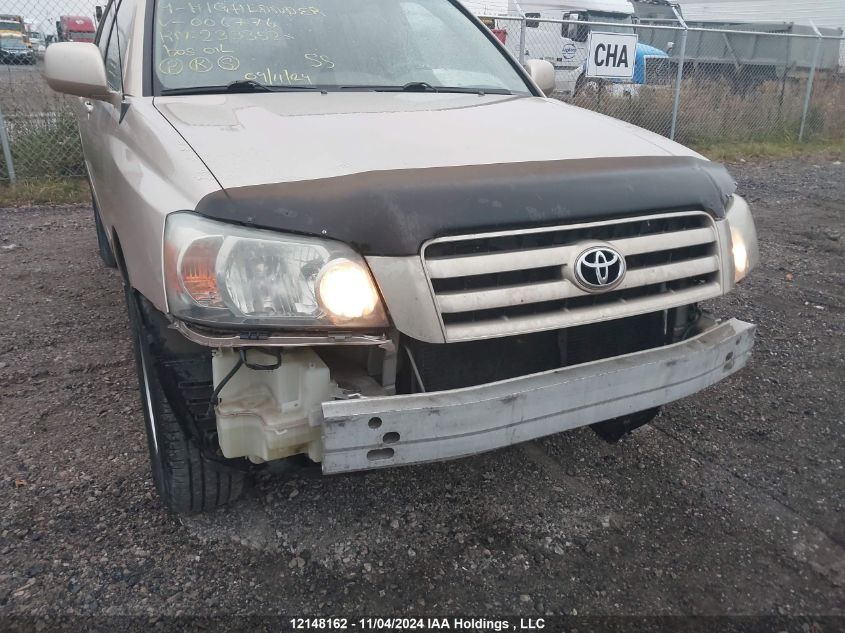 2004 Toyota Highlander VIN: JTEEP21A440006776 Lot: 12148162