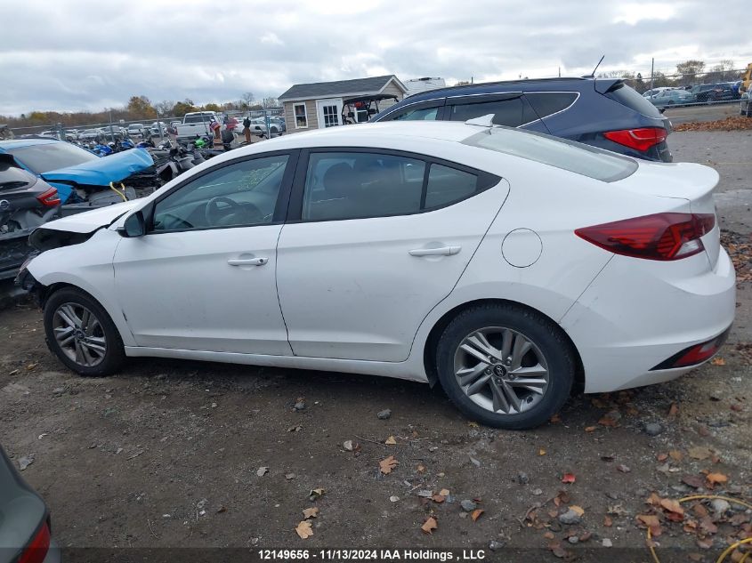 2019 Hyundai Elantra Preferred VIN: KMHD84LFXKU762972 Lot: 12149656