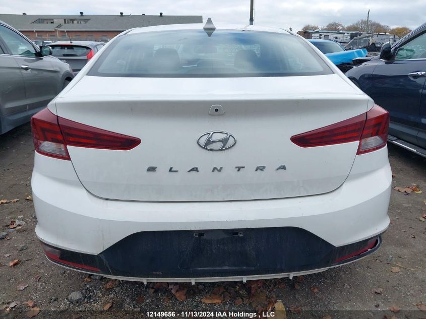 2019 Hyundai Elantra Preferred VIN: KMHD84LFXKU762972 Lot: 12149656