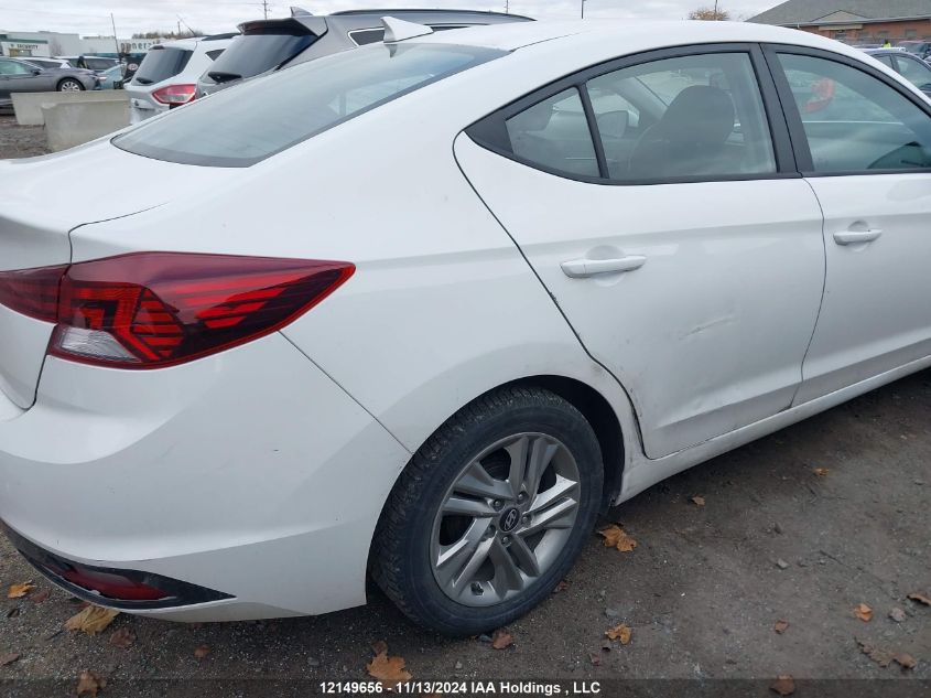 2019 Hyundai Elantra Preferred VIN: KMHD84LFXKU762972 Lot: 12149656