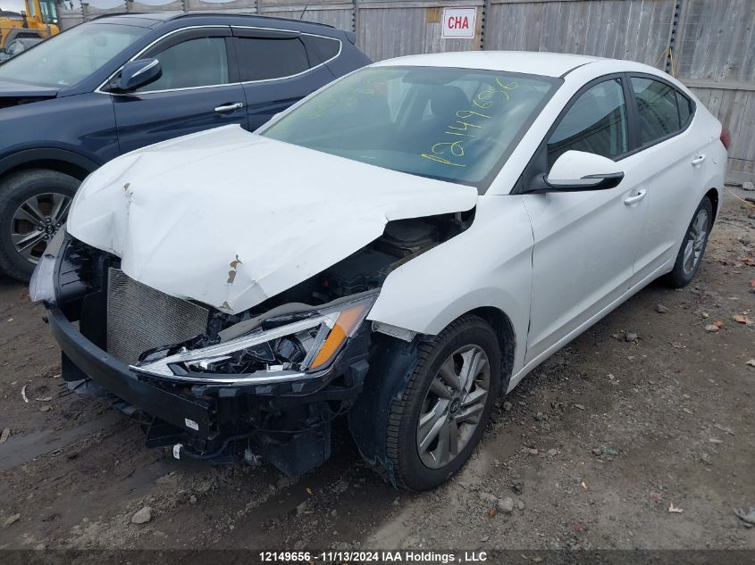 2019 Hyundai Elantra Preferred VIN: KMHD84LFXKU762972 Lot: 12149656