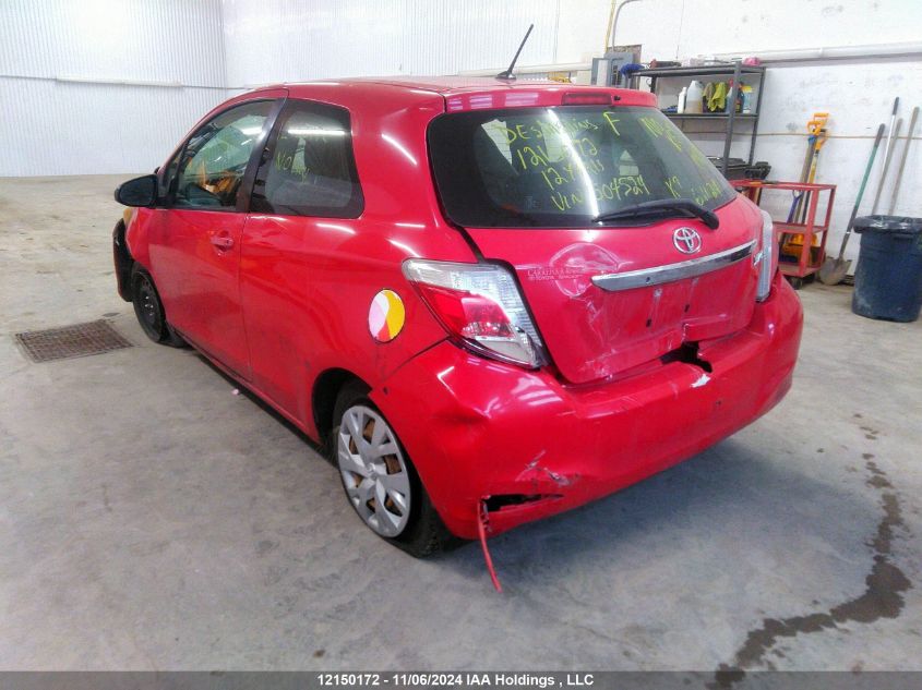 2012 Toyota Yaris VIN: JTDJTUD34CD504524 Lot: 12150172