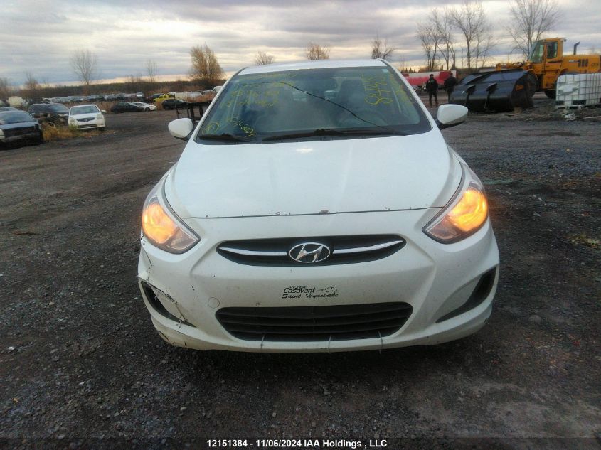 2015 Hyundai Accent Gls VIN: KMHCT4AE6FU939690 Lot: 12151384