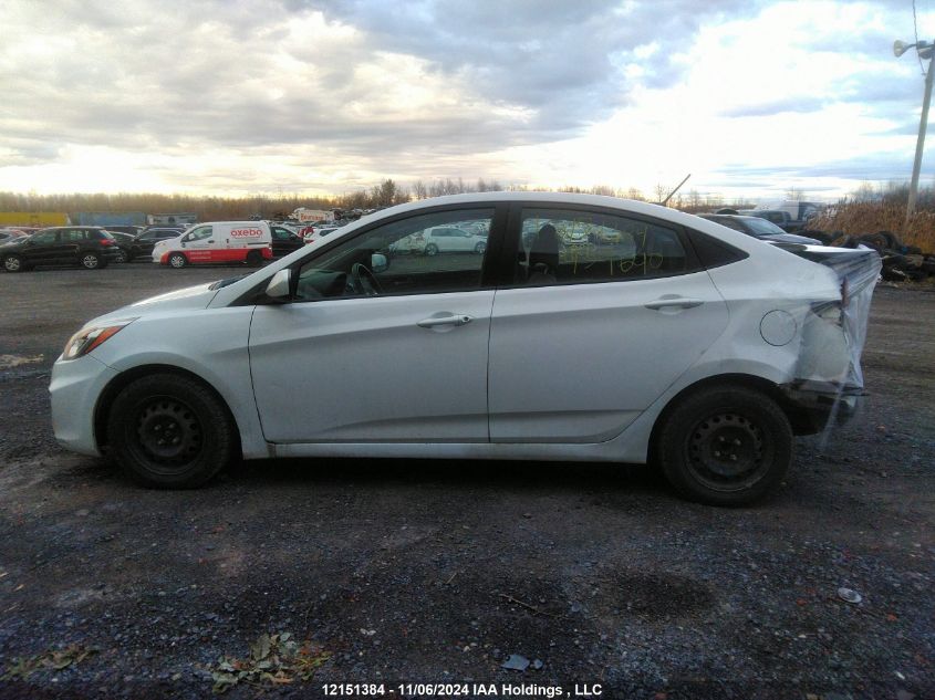 2015 Hyundai Accent Gls VIN: KMHCT4AE6FU939690 Lot: 12151384