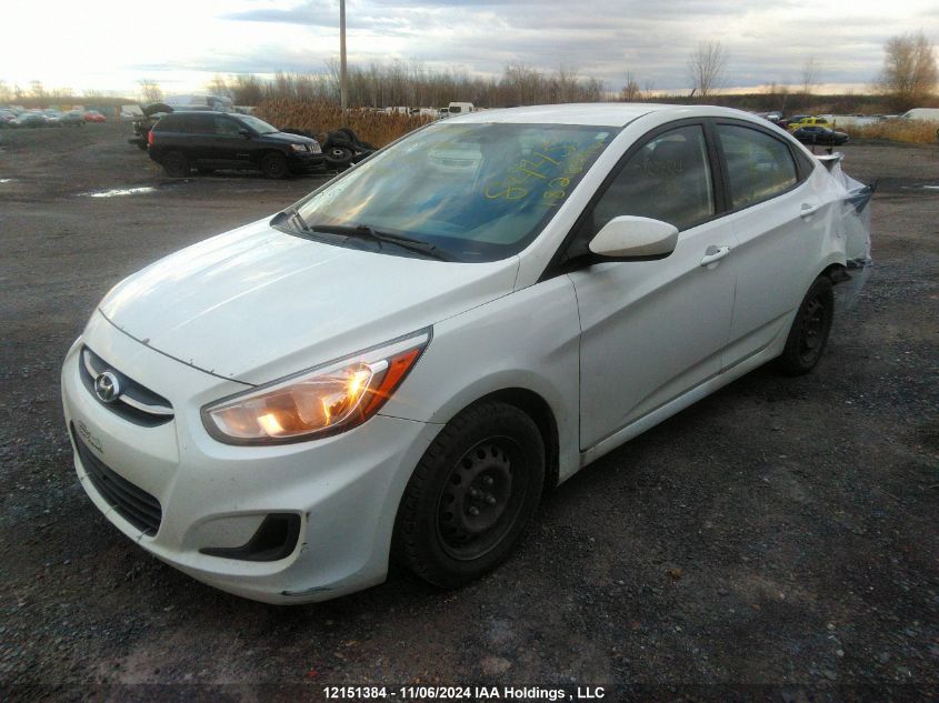 2015 Hyundai Accent Gls VIN: KMHCT4AE6FU939690 Lot: 12151384