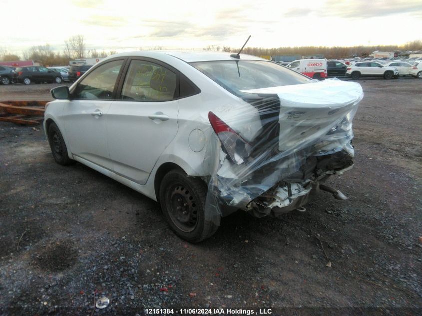 2015 Hyundai Accent Gls VIN: KMHCT4AE6FU939690 Lot: 12151384