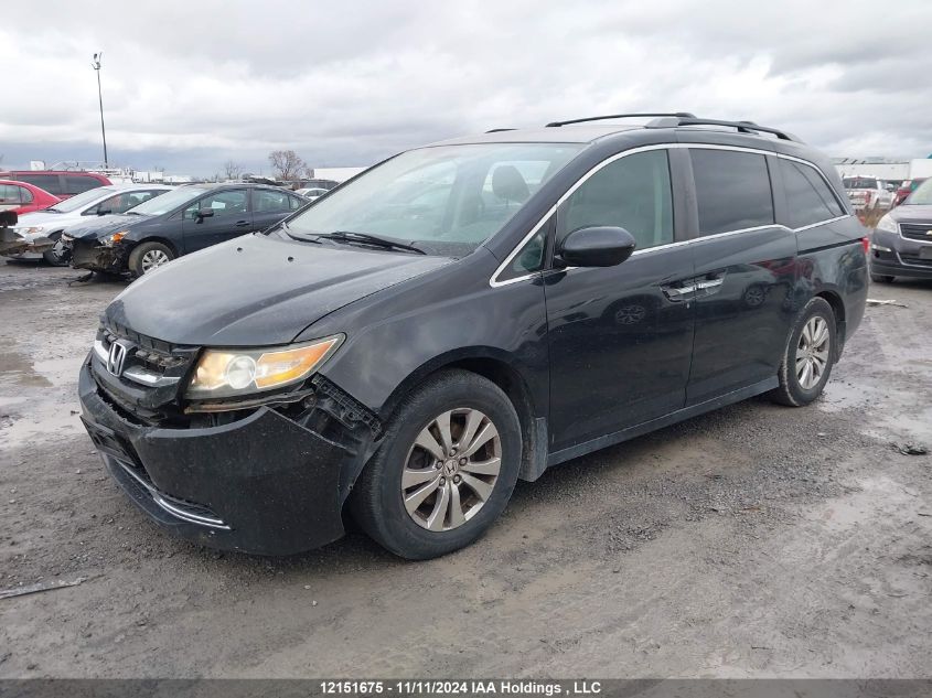 2014 Honda Odyssey Ex VIN: 5FNRL5H41EB508795 Lot: 12151675