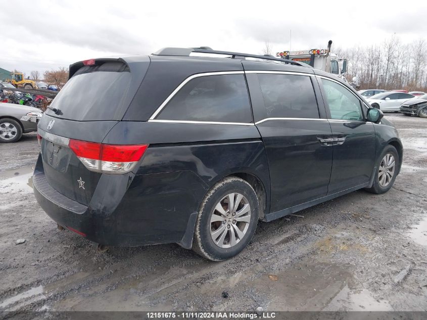 2014 Honda Odyssey Ex VIN: 5FNRL5H41EB508795 Lot: 12151675