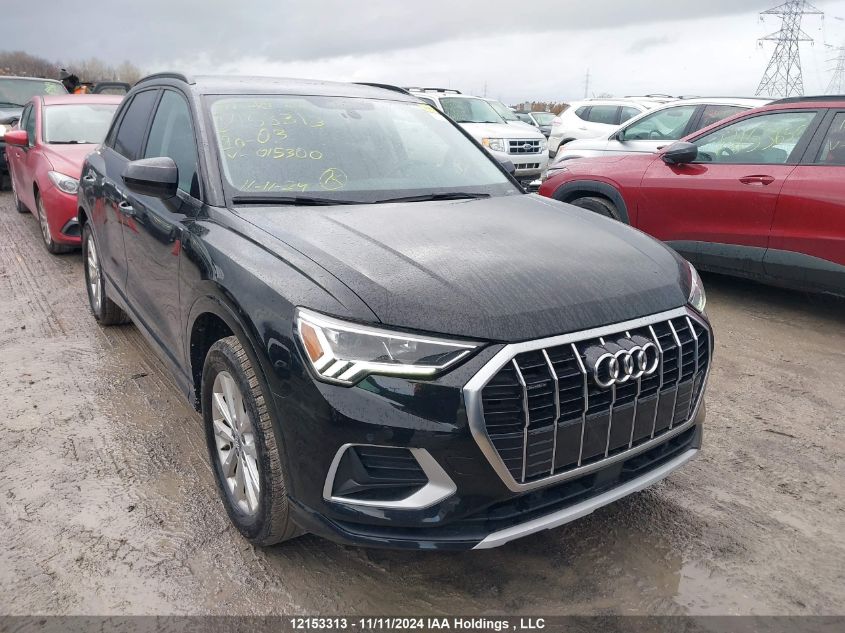 2020 Audi Q3 VIN: WA1AECF36L1015300 Lot: 12153313