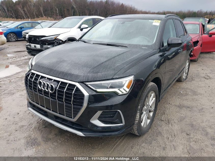 2020 Audi Q3 VIN: WA1AECF36L1015300 Lot: 12153313