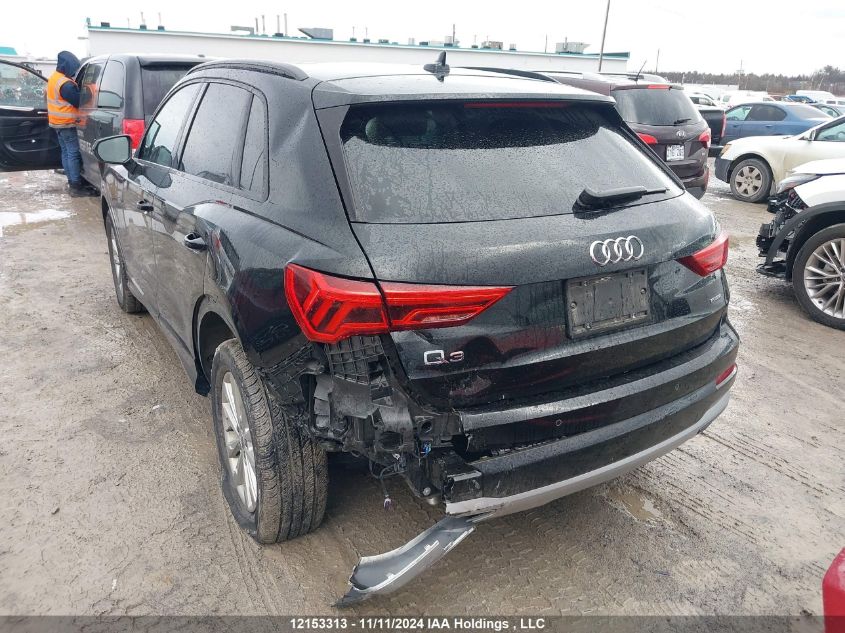 2020 Audi Q3 VIN: WA1AECF36L1015300 Lot: 12153313