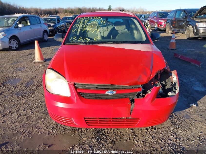 2007 Chevrolet Cobalt Ls VIN: 1G1AJ55F677179599 Lot: 12154641