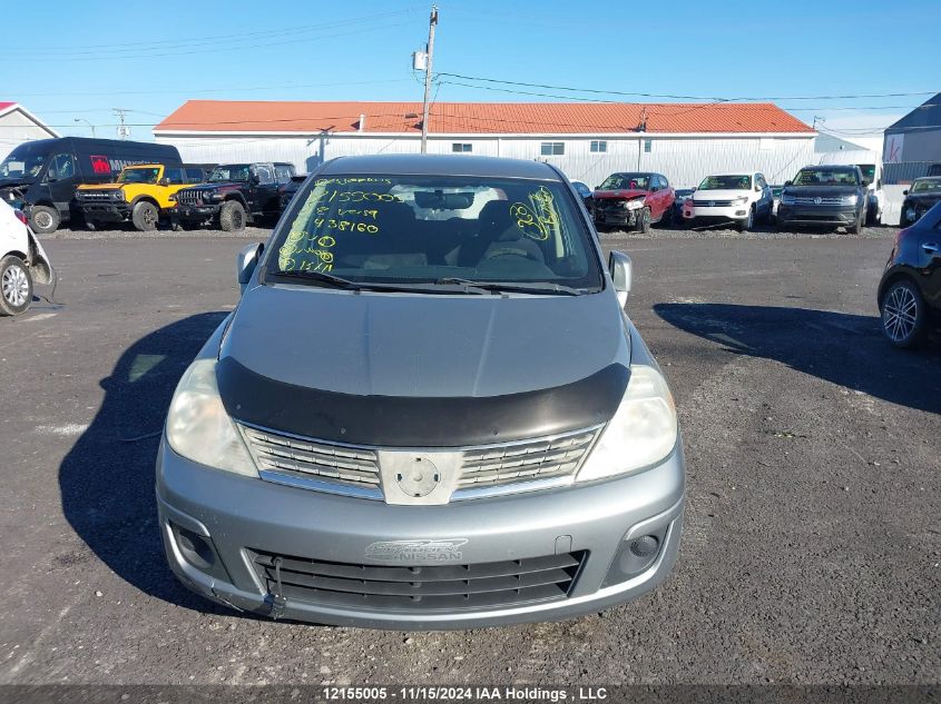 2008 Nissan Versa S/Sl VIN: 3N1BC13E98L438160 Lot: 12155005