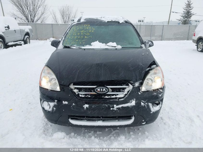 2008 Kia Rondo Lx/Ex VIN: KNAFG526987167235 Lot: 12155166