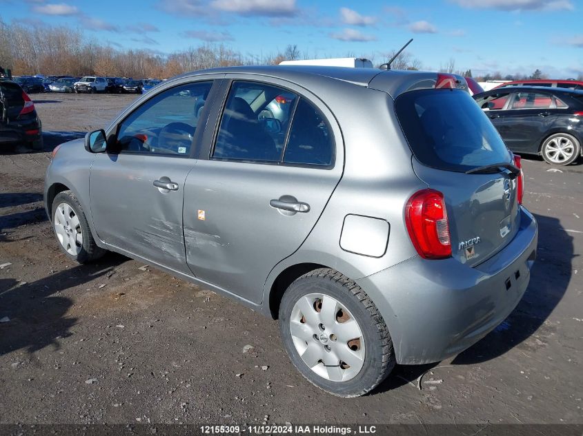 2015 Nissan Micra VIN: 3N1CK3CP0FL270376 Lot: 12155309