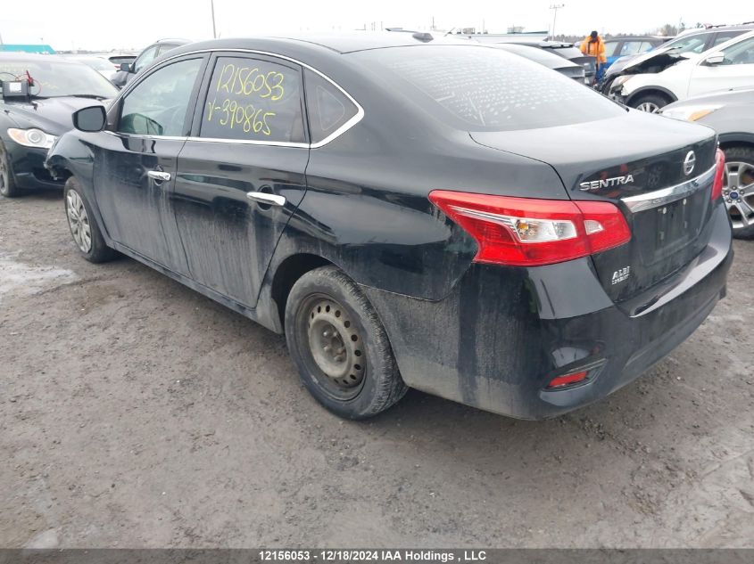 2017 Nissan Sentra S/Sv/Sr/Sl VIN: 3N1AB7AP2HY390865 Lot: 12156053