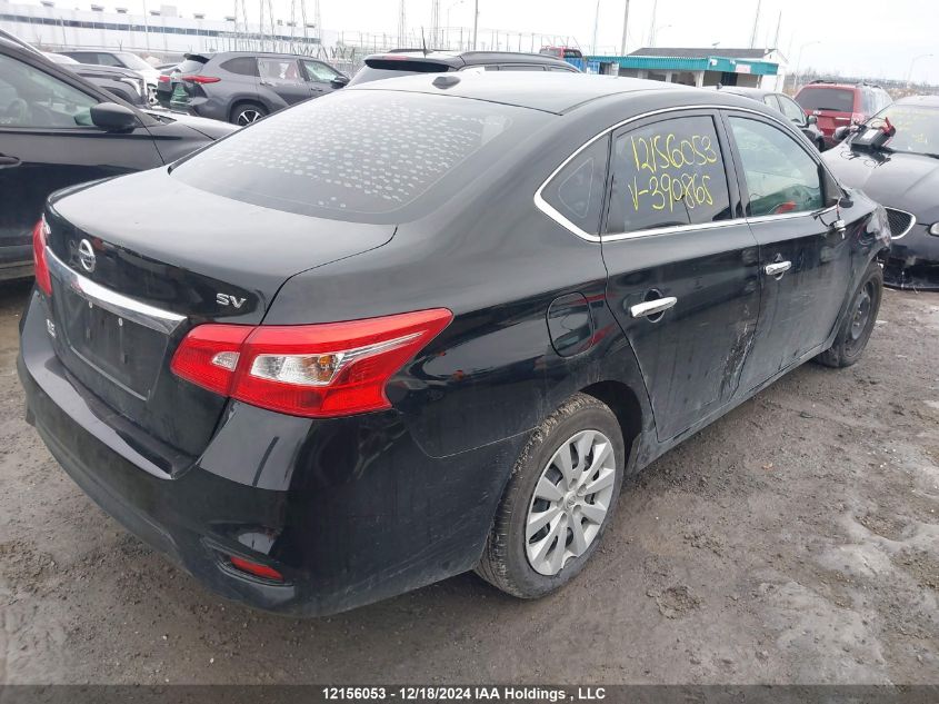 2017 Nissan Sentra S/Sv/Sr/Sl VIN: 3N1AB7AP2HY390865 Lot: 12156053