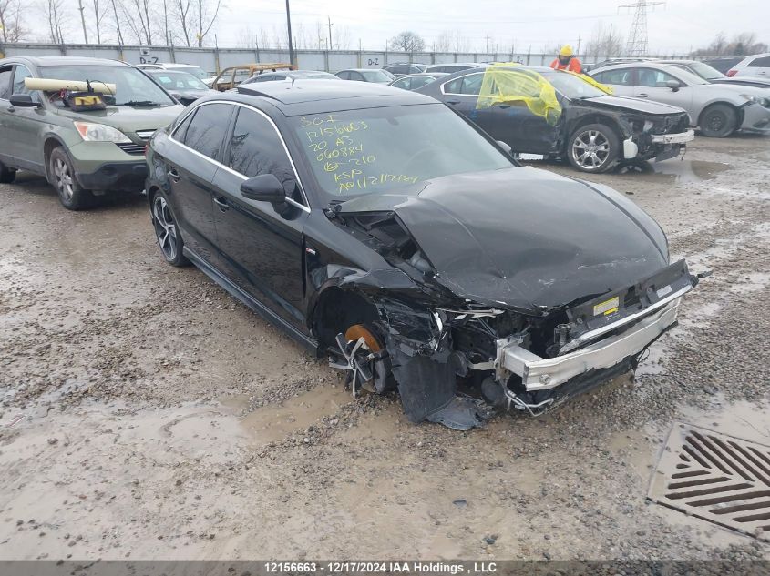 2020 Audi A3 Sedan VIN: WAUJEGFF2LA060884 Lot: 12156663