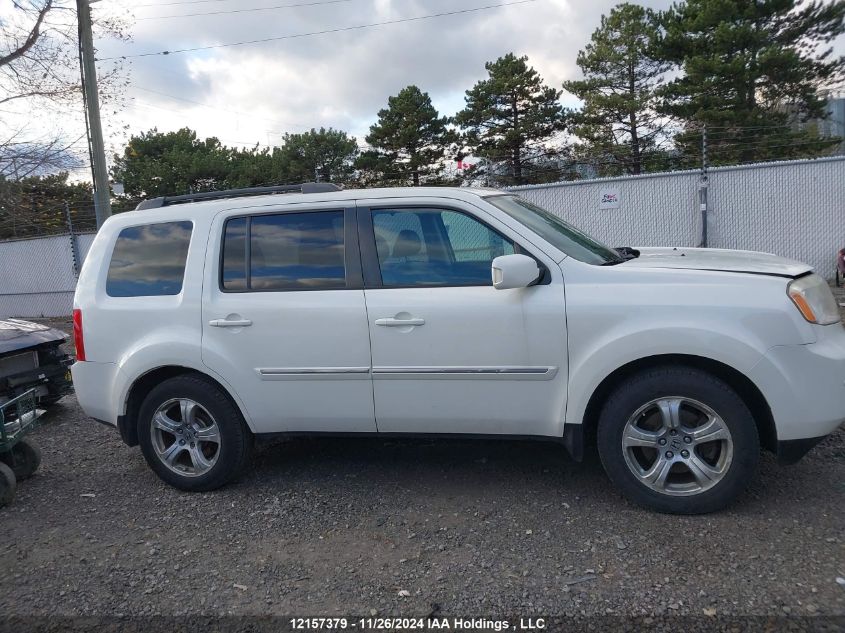 2013 Honda Pilot Touring VIN: 5FNYF4H94DB504568 Lot: 12157379