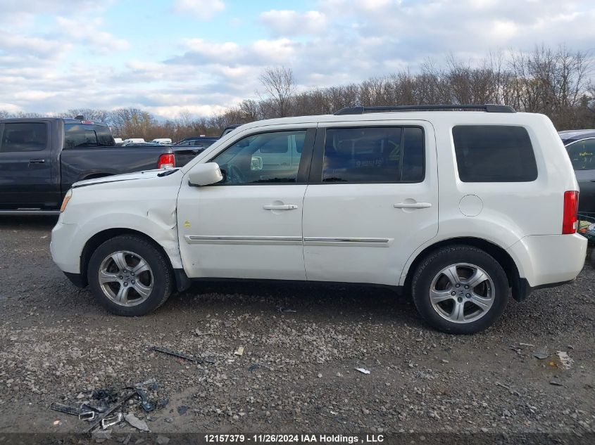 2013 Honda Pilot Touring VIN: 5FNYF4H94DB504568 Lot: 12157379