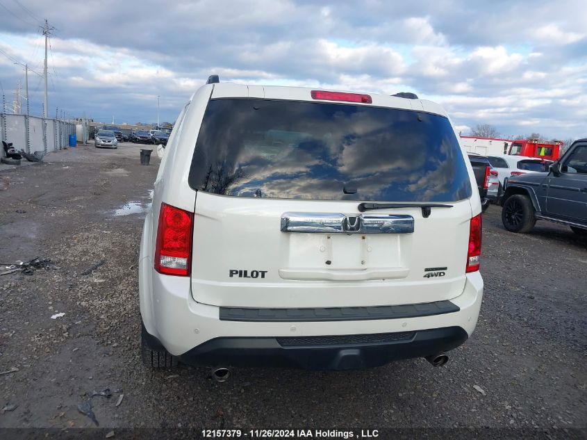 2013 Honda Pilot Touring VIN: 5FNYF4H94DB504568 Lot: 12157379