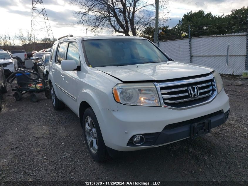 2013 Honda Pilot Touring VIN: 5FNYF4H94DB504568 Lot: 12157379